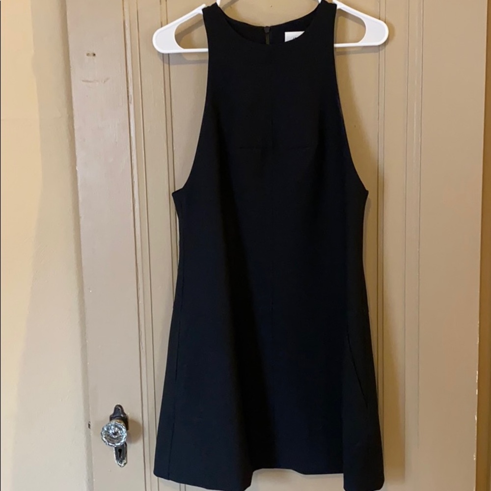 H&M Studio Short Black Dress with pockets